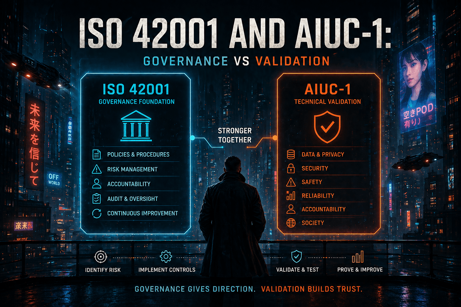 ISO 42001 vs AIUC-1: Govern AI and Prove It’s Secure